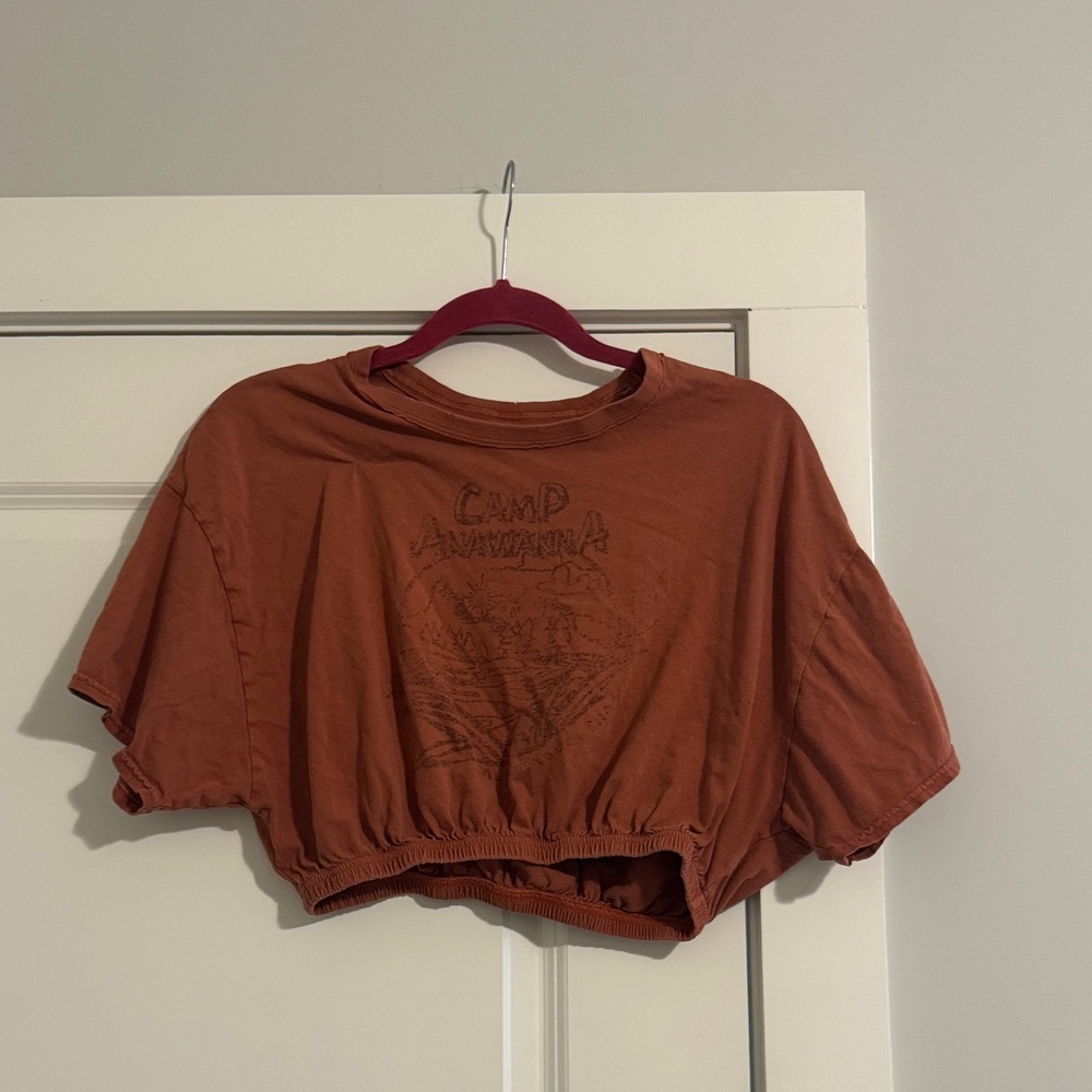 Aerie Rust Crop Top